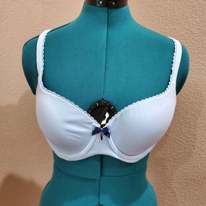 VICTORIA'S SECRET BODY BY VICTORIA LINED DEMI BLUE BRA 34D